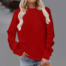 Damen-Tops in Übergrößen 2023: Modische Langarm-Freizeithemden mit Print, Rundhalsausschnitt, Sweatshirt-Pullover, lockere Tunika-Tops – bis zu