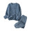 Σετ χνουδωτές φλις πιτζάμες για γυναίκες, σετ μαλακών, ζεστών και χαλαρών 4