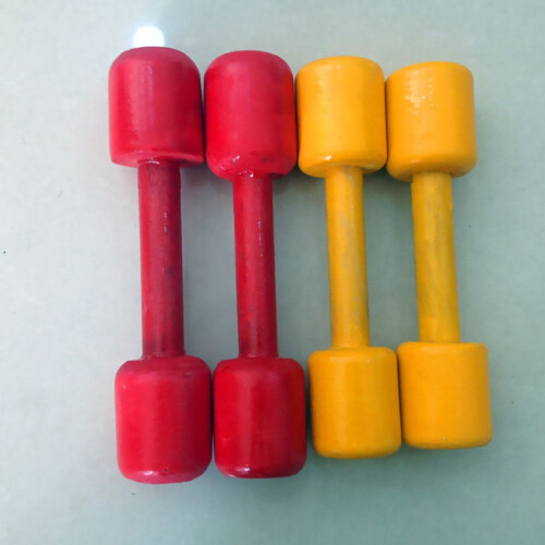 FRCOLOR2Pairs Αλτήρες με χειρολαβή, Φορητοί ξύλινοι αλτήρες για παιδικό γυμναστήριο 1
