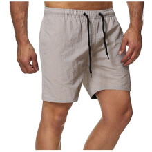 Pantalones cortos deportivos para hombre, pantalones cortos para gimnasio y correr, cintura elástica, corte holgado con bolsillos, pantalones cortos