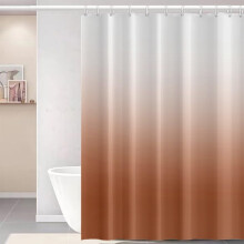 Duschvorhang-Set in Ombré-Optik, wasserdicht, 213 x 183 cm (84 x 72 Zoll), inklusive Haken – passend für moderne, Boho-, Hotel- und