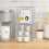 Stackable Clear Plastic Drawer Set | 2-Pack | 6" W x 7.88" 4