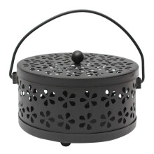 Mosquito Coil Holder Galvanized Steel Incense Burner for Indoor Outdoor Home Decor