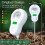 6in1 Soil Moisture Tester Temperature/PH/Humidity/Moisture/Sunlight/Fertility 2 Pack Detachable Probe with LCD 10