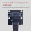 M.2 M KEY High Speed Extension Cable PCIE 4.0 GEN4 for NVME SSD Cable PCI-E 8GB/S M.2 Vertical Socket 40CM 4