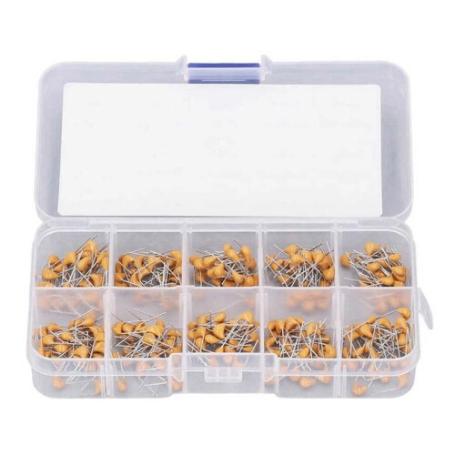 300pcs 10value 0.1UF- 10UF Monolithic Ceramic Capacitor Assortment Kit 1