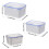 Fruit Storage Containers for Fridge, Kitchen Food Container with Removable Colander,Refrigerator Storage Box for Freezer 5