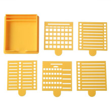 Klistermärke Stencil Mall-Post It Note Hållare för Precision Planering Organization, Note Organizer för Office School A