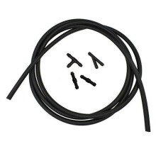 Windshield Washer Hose Kit 2 Meters Soft Tube Jet Connector Fluid Hose