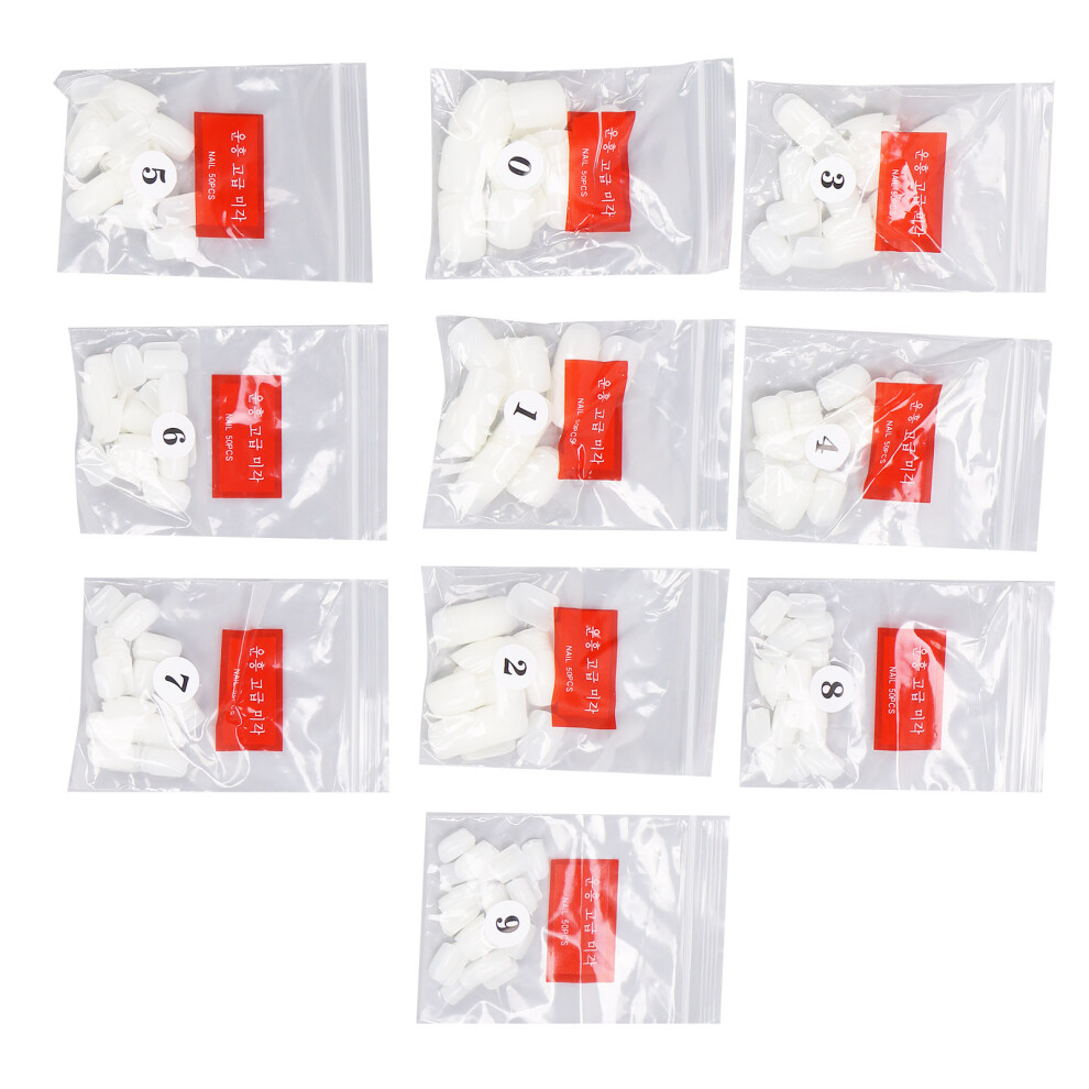 500Pcs Acrylic Nail Tips Short Square