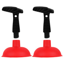 4Pièces Ventouses Puissantes En Caoutchouc Rouge, Idéales Pour Cuisine
