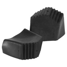 6Pcs Non-Slip Ladder Foot Covers Black Wear-Resistant Ladder Pads