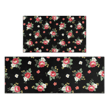Floral Kitchen Rug Set of 2 – 17x30 & 17x47 in