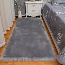 Χαλί Faux Shag Clearance 1,6x5,9 πόδια, Πλενόμενος χνουδωτός διάδρομος για υπνοδωμάτιο,