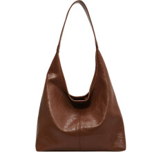 Schoudertas, verbetert de algehele modezin. Hobo-tas voor dames, praktische en modieuze handtas voor dames, bruin.