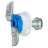 Gripit 25mm Plasterboard Fixing - 100 Pack (Blue) Stud Wall Anchor Max Load 113kg Support Heavy Loads 4