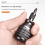 7-in-1 mini titanium schroevendraaierset met magnetische Torx-bits 6
