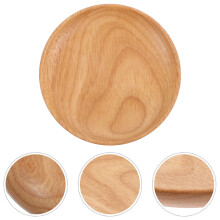 Servies voor een theekransje, beige hout, 1 stuk