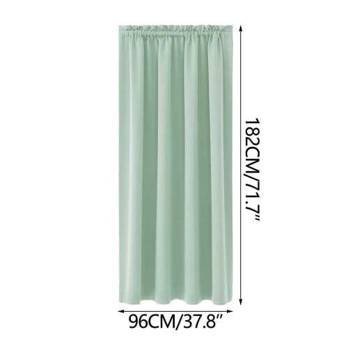 Green Blackout Curtains 182 cm Thermal Insulated 2