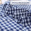 Toalha de mesa retangular xadrez azul-marinho e branca com babados, 100% algodão, estilo casa de campo vintage, 178 x 132 cm (70 x 52 polegadas). 6