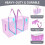 Extra Large Heavy-Duty Moving Bags 4-Pack Pink 3