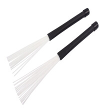 Cepillo telescópico para tambor OUNONA de nailon y plástico con puntas flexibles para facilitar la limpieza del tambor. Multicolor. 19 cm (7,5