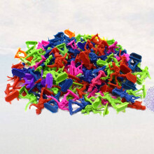 Mini-plastfigurer av hærsoldater - assorterte positurer,