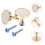 Black Kitchen Cabinet Knobs Set 2 pcs 4