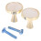 Black Kitchen Cabinet Knobs Set 2 pcs 7