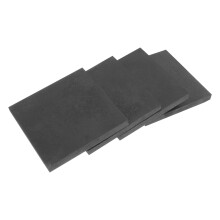 4 Stück wasserdichte Antivibrationspads aus Gummi für Maschinen, wetterbeständig, 3,9 x 3,9 Zoll