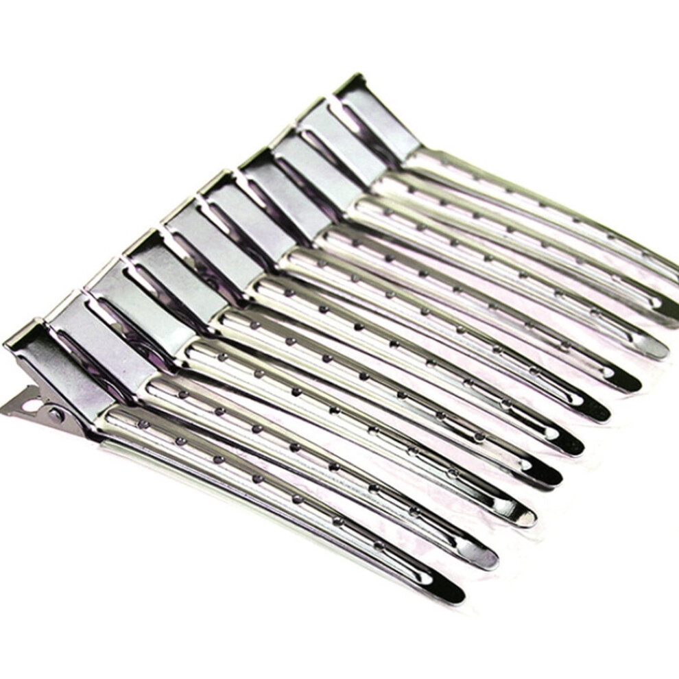 20-Piece Silver Stainless Steel Hair Clips for Women