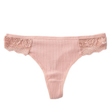 Panties for Women Women's Pants Solid Color Sexy Low Waist Girls' Cotton Crotch Pants Lace G-string Pants T Pants Clearance