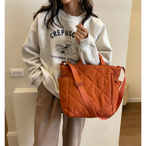 Τσάντα GASTROPOD Puffy Tote, καπιτονέ τσάντα χειρός Puffer, υψηλής ποιότητας νάιλον τσάντα 2