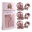 Hitzefreies Lockenstab-Stirnband-Set Pink 1