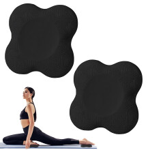 Yoga Knee Pads Pack of 2  Thick PU Foam Knee Cushion for Joint Pain Relief in Yoga, Pilates, Gardening