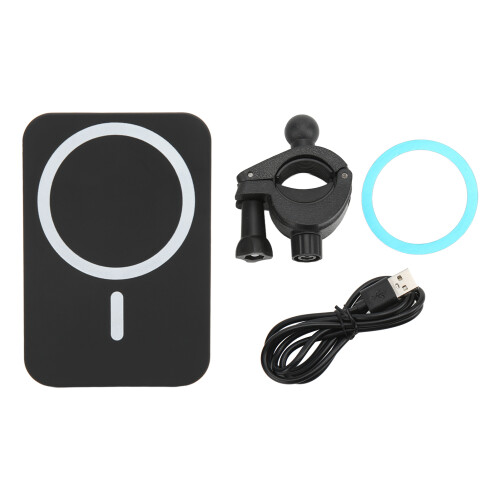 Adjustable 15W Wireless Charging Bracket for iPhone 12/13, Black 1