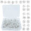 200Ud Chinchetas Transparentes Reutilizables Multiusos Para Hogar 1