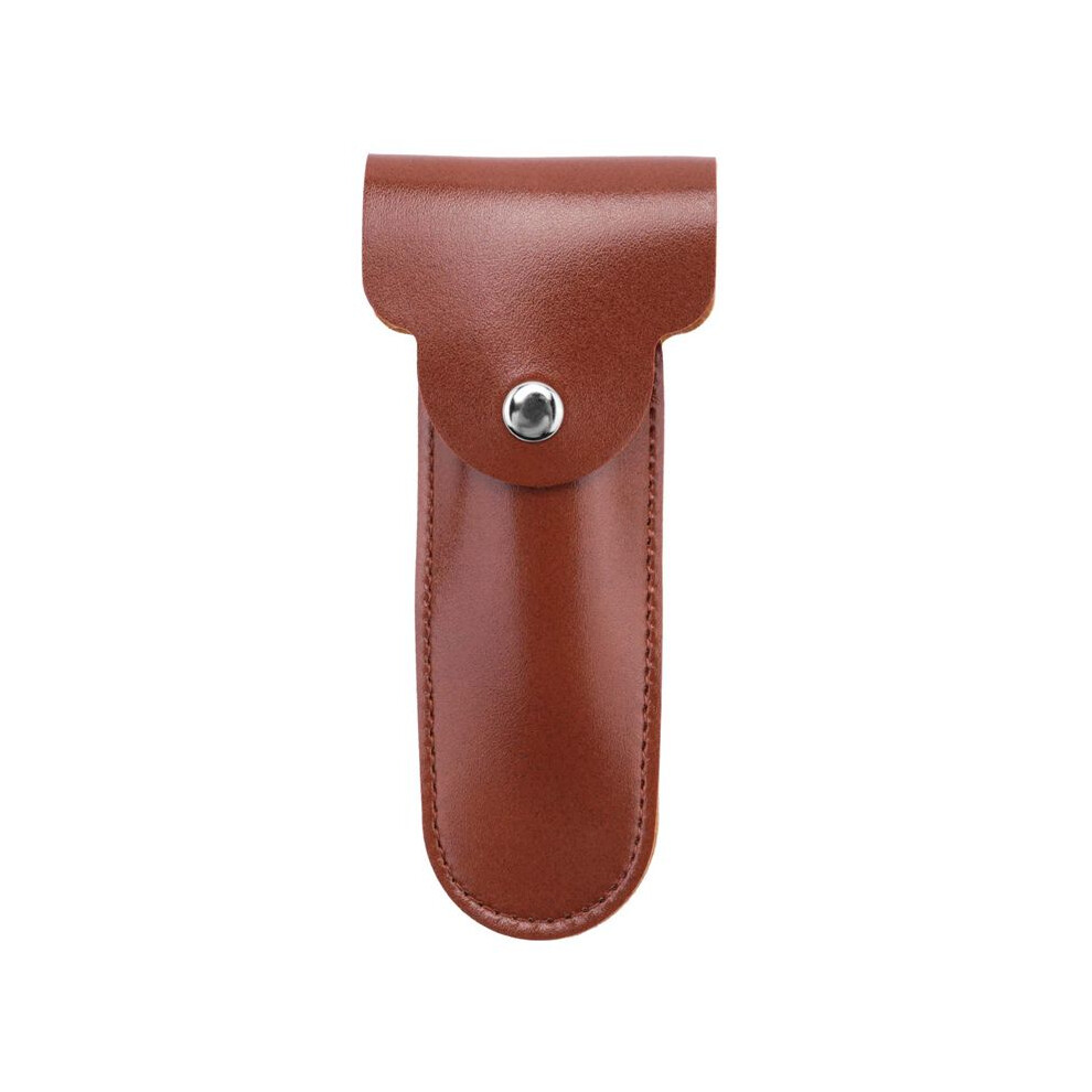 Wella Elements Case Travel Holder Manual Double Safety Razors Container Pu Leather Bag