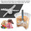 Outer Bowl Lid with Paddle Spoon for  NC500/NC501 Series Ice Cream Maker Reusable Creami Lid Replacement Kit 6