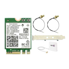 AX210NGW Card+WIFI6E Magnetic Antenna 2.4G/5G/6Ghz Tri-Band 5.3 WIFI Adapter 5374Mbps Wireless Network Card