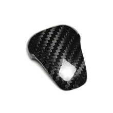 Real Hard Carbon Fiber Car Gear Shift Cover Sticker for Crosstrek Impreza 2024 2025 Interior Accessories