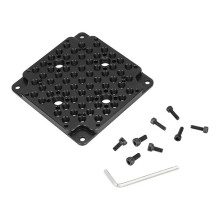 HDRIG Aluminum Camera Cheese Mounting Plate Multipurpose Suitable for Standard 75mm VESA Mount for Camera Monitoring Cage