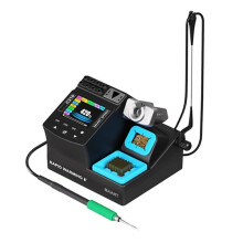 C210 Digital Soldering Station 200W Rapid Heating Adjustable 60 to 460 with Color Screen for Handle Repair,A