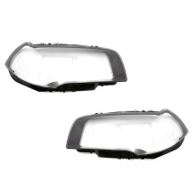 1Pair Car Front Headlight Lens Shell Lampshade for X3 E83 2006-2010 Light Lamp Transparent Cover Housings