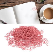 Fermagli per carta a forma di bottiglia di latte, 100 pezzi, filo di ferro