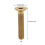 RISK Headset Stem Bolt M6x30 Gold 1