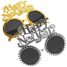 8Ud Gafas Divertidas ABS Año Nuevo Colores Variados Para Decorar