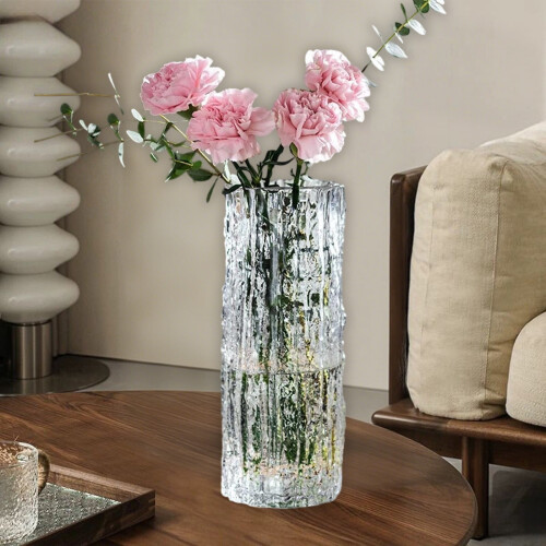 Vaso decorativo de vidro – Design moderno e elegante, 24,5 cm 2