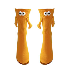 Calzini magnetici in cotone unici (1 paio), set regalo di accessori divertenti per coppie, calzini unisex con effetto dopamina.