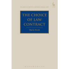 The Choice of Law Contract by Maria Hook Paperback Book
